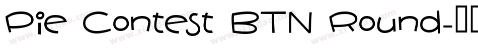 Pie Contest BTN Round字体转换